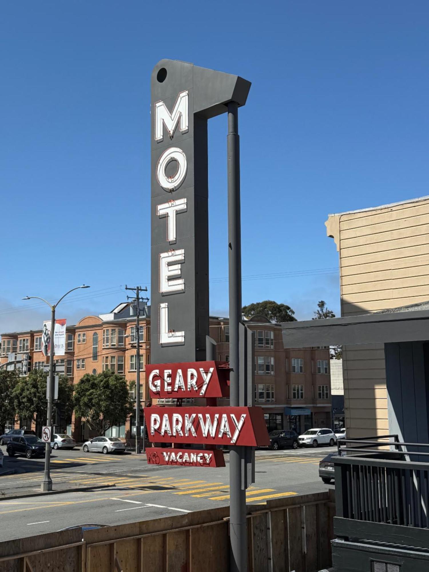 Geary Parkway Motel Сан-Франциско Экстерьер фото